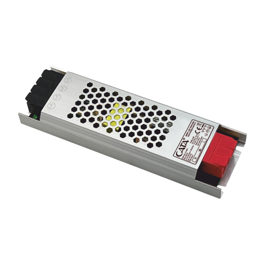 Cata 12,5 Amper Şerit 12v Led Trafosu (150W) (SÜPER SLİM FANSIZ)
