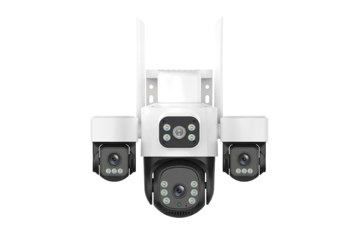 INOX-X113 3+3+3MP 3 LENSLİ WİFİ PTZ KAMERA (KOLİ 12 ADET)