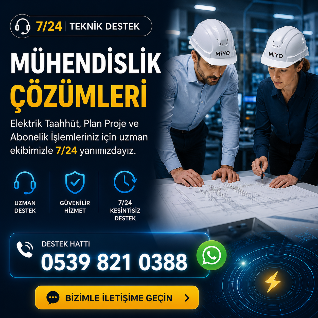 Elektrik Taahhüt, Plan Proje, Abonelik İşlemleri